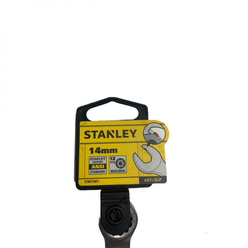 LLAVE COMBINADA ANTI-SLIP, 14 MILIMETROS, 12 PUNTOS. STANLEY STMT72811