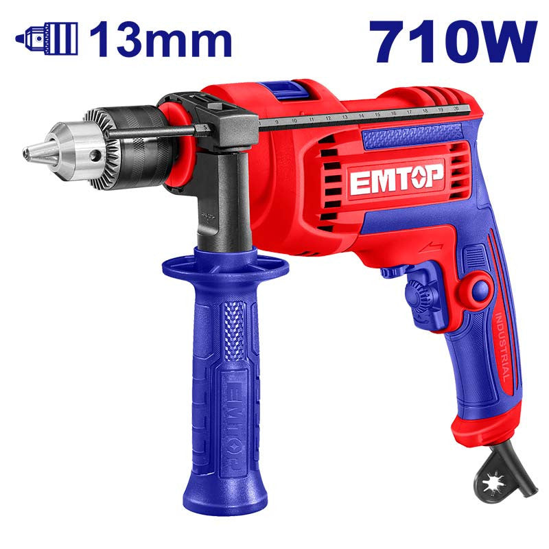 Barreno Percutor 710W 1/2" 2,800 RPM 57,000 IPM | EMTOP ULMDL0716