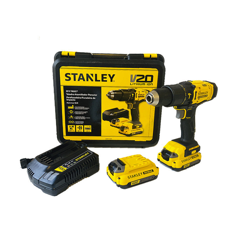 Barreno Percutor Inalámbrico Stanley V20 1/2"