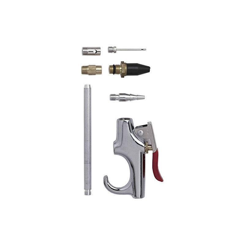 PISTOLA DE SOPLETEAR NEUMATICA, SET DE 7 PIEZAS, DE 1/4. MARCA CAMPBELL HAUSFELD