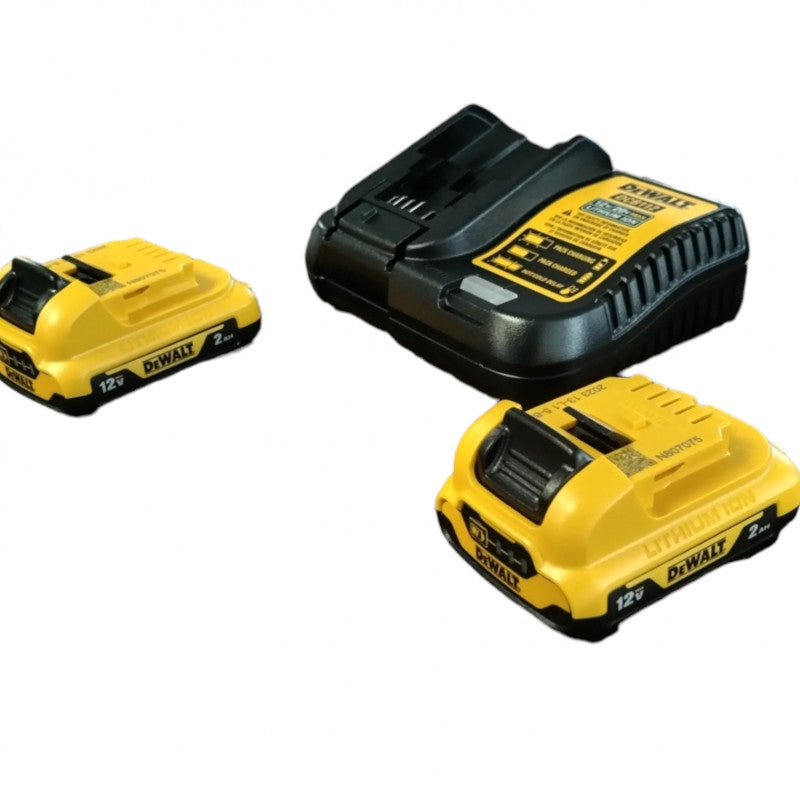 Barreno Percutor Inalámbrico 12V 3/8" Brushless 25,500 BPM 2 Baterías | DEWALT DCD706F2