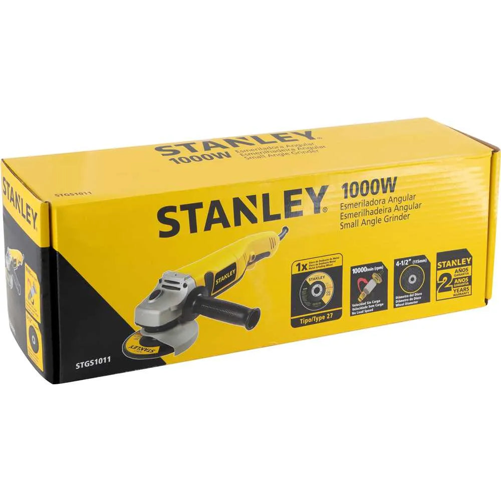 Pulidora 4-1/2" 1,000W 10,000 RPM Ergónomica | STANLEY STGS1011-B3