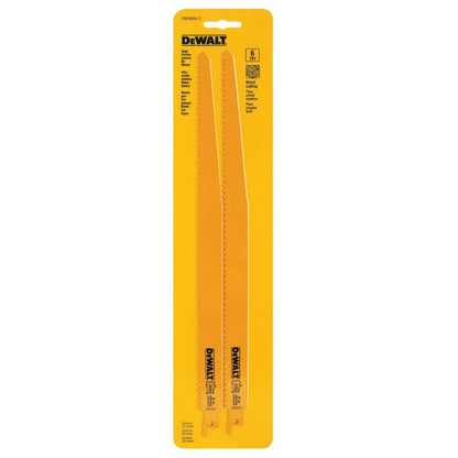 [DW4804-2  Z] -Cuchilla Para Sierra Sable, 12 Pulg, 6 Dientes X Pulg, Cortes Generales En Madera. Marca Dewalt