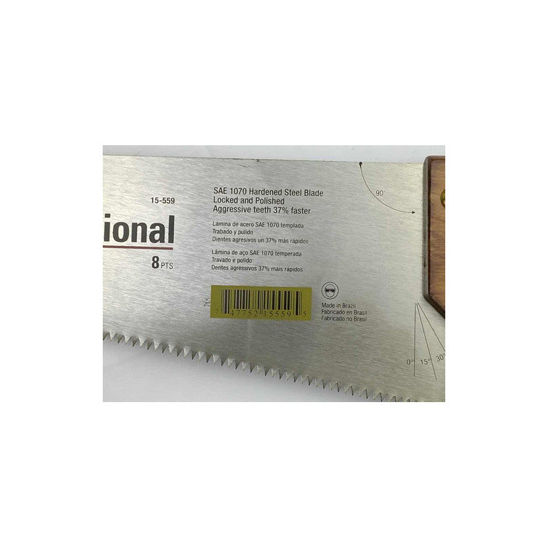 [15-559] -Serrucho Profesional, Largo De Hoja De 20 Pulgadas, 7 Dientes Por Pulgada. Marca Stanley
