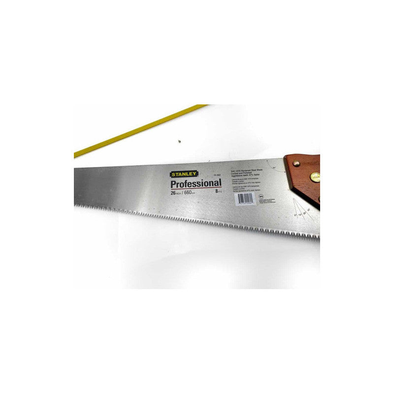 [15-562] -Serrucho Profesional, Largo De Hoja De 26 Pulgadas, 7 Dientes Por Pulgada. Marca Stanley