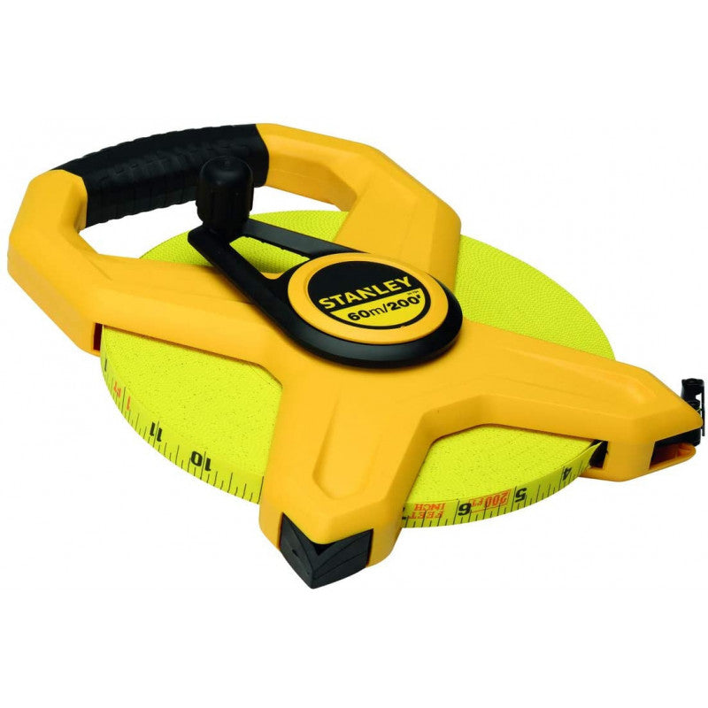 [34-794S] -Cinta Larga , Fibra De Vidrio, Carril Abierto, 1/2 Pulgadas X 60 Metros. Marca Stanley