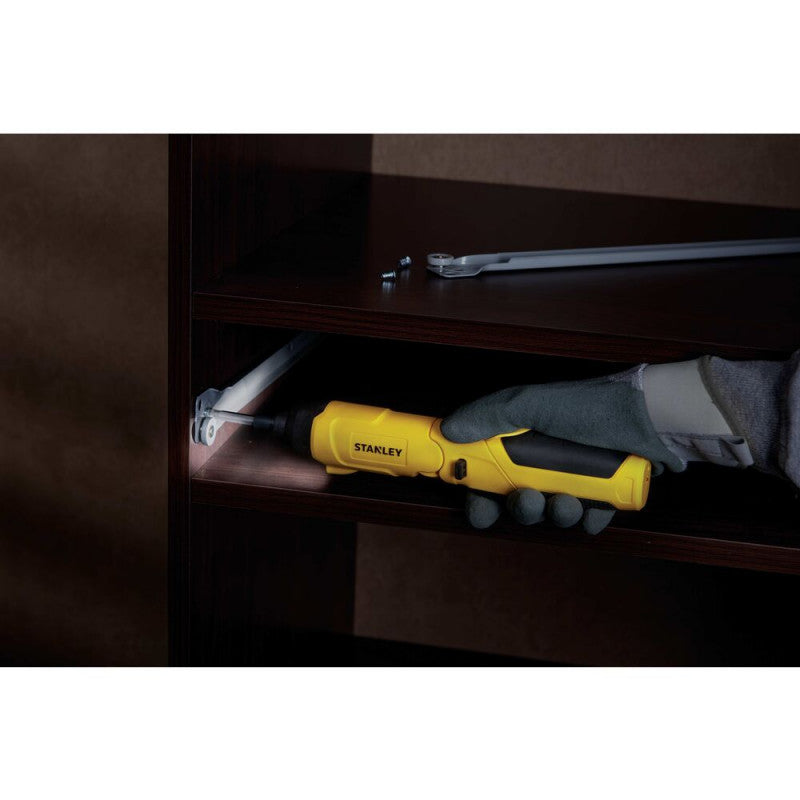 [SCS4K-B3] -Atornillador Inalambrico, 4 Voltios, Bateria De Litio Con 30 Accesorios. Marca Stanley