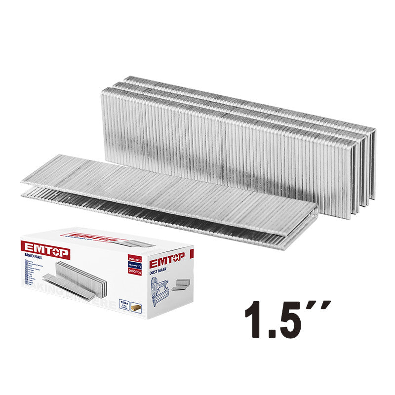 CAJA DE 2,500 GRAPAS, CORONA 7/32 PULG, 5.7 MM, 1-5/8 PULG DE PROFUNDIDAD, 40 MM, P/ECBN544001. MARCA EMTOP