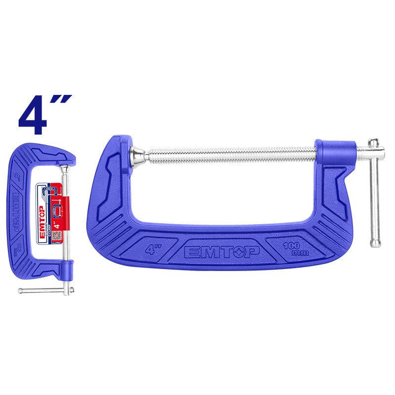 [ECLPG0401] - SARGENTO/PRENSA C, 4 PULGADAS DE LARGO. MARCA EMTOP
