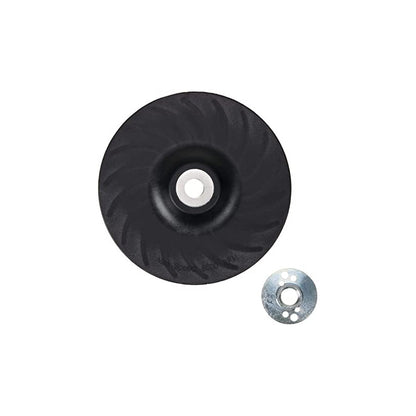 RESPALDO DE HULE, PARA PULIDORA DE 4-1/2, SEMI-RIGIDA INCLUYE TUERCA DE 5/8-11.MARCA DEWALT