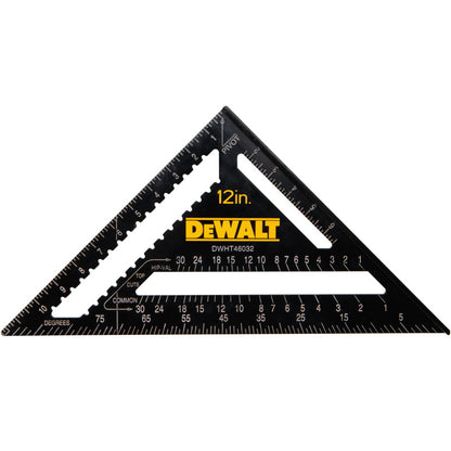 ESCUADRA DE VIGA, MATERIAL DE ALUMINIO EXTRAGRUESO, MEDIDA DE 12 PULGADAS DE LARGO. MARCA DEWALT