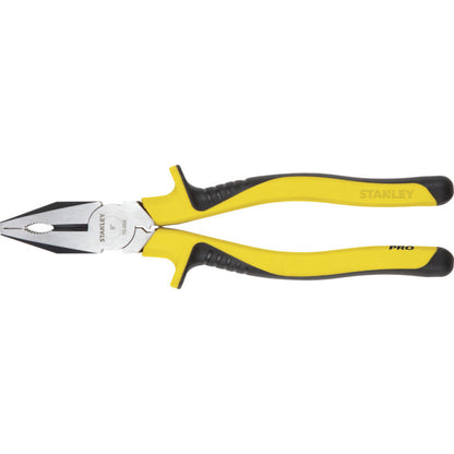 ALICATE PRO UNIVERSAL, LARGO DE 9 PULGADAS, ANCHO DE 2-1/4 PULGADAS, ANCHO DE PUNTA 3/5 PULGADAS. MARCA STANLEY