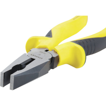 ALICATE PRO UNIVERSAL, LARGO DE 9 PULGADAS, ANCHO DE 2-1/4 PULGADAS, ANCHO DE PUNTA 3/5 PULGADAS. MARCA STANLEY