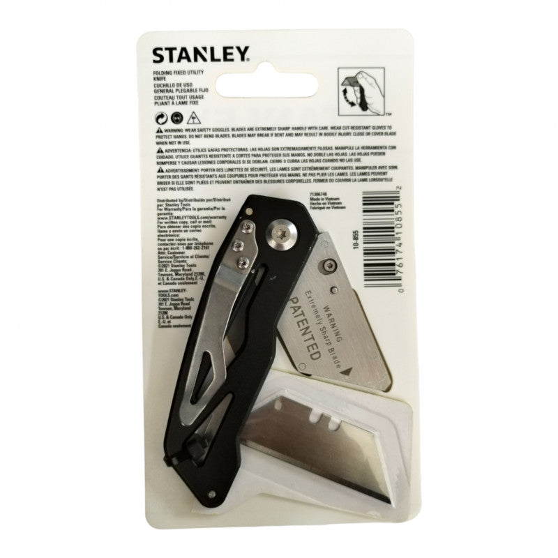 [10-855] -Cuchilla De Bolsillo Plegable. Marca Stanley