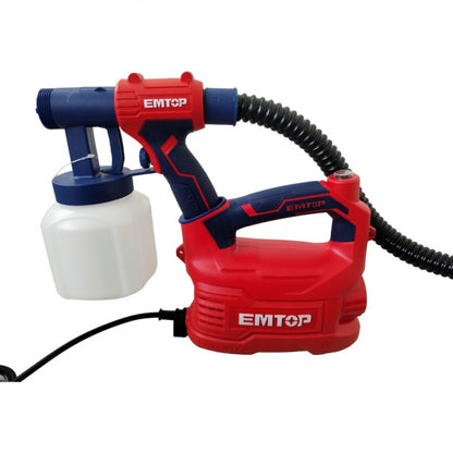 [ULSGN50001] -Pistola Electrica Para Pintar, Motor De 550 Watts, Boquilla De 3/32 Pulg, Caudal Ajustable. Marca Emtop