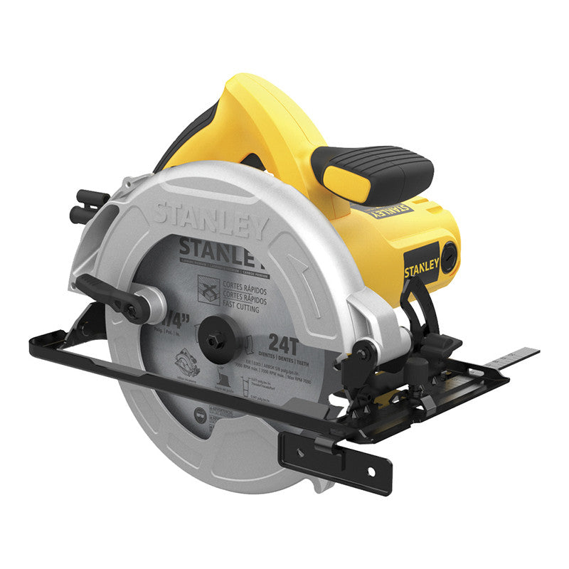 [SC16-B3] -Sierra Circular 7-1/4 Pulg, 1,600 Watts, Incluye 1 Disco 24 Dientes Para Cortar Madera. Stanley (Mo8)