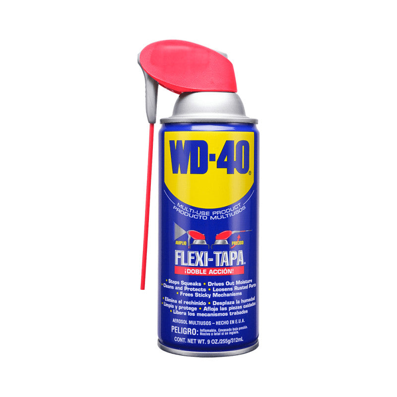LUBRICANTE/ACEITE MULTIUSOS FLEXI-TAPA EN AEROSOL, AFLOJATODO, LIMPIA Y LUBRICA ENVASE DE 9 ONZAS. WD-40