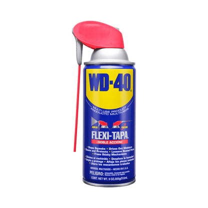 LUBRICANTE/ACEITE MULTIUSOS FLEXI-TAPA EN AEROSOL, AFLOJATODO, LIMPIA Y LUBRICA ENVASE DE 9 ONZAS. WD-40