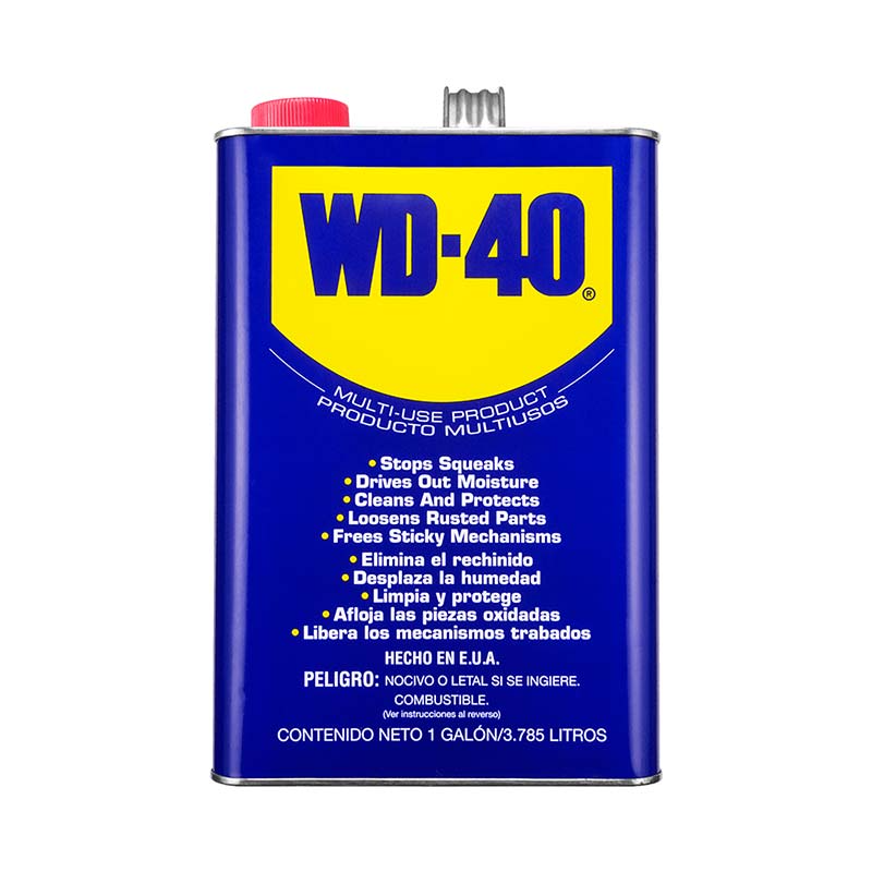 LUBRICANTE/ACEITE MULTIUSOS, AFLOJATODO, LIMPIA Y LUBRICA ENVASE DE 1 GALON. WD-40