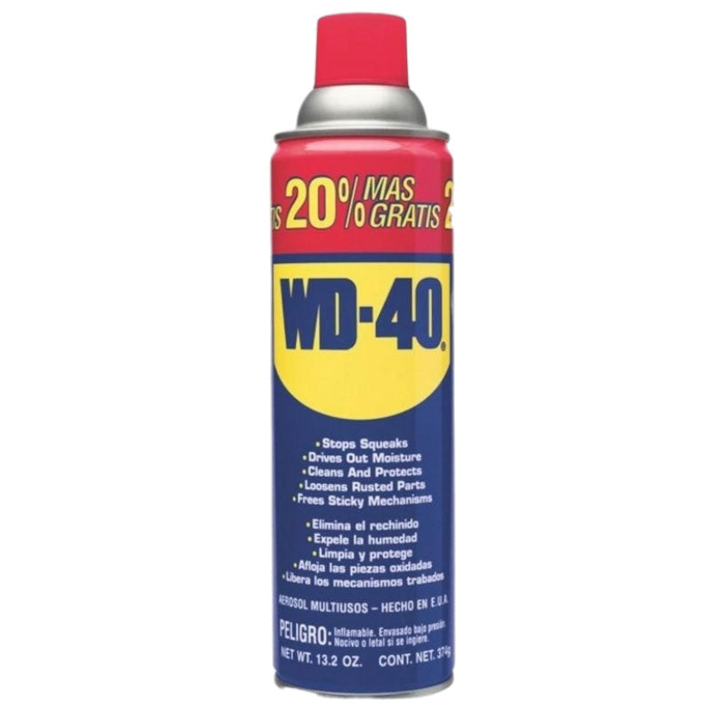 [52122] - LUBRICANTE/ACEITE MULTIUSOS EN AEROSOL, AFLOJATODO, LIMPIA Y LUBRICA ENVASE DE 11 ONZAS + 20% MAS GRATIS. WD-40