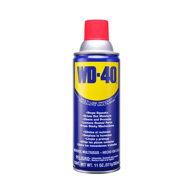 LUBRICANTE/ACEITE MULTIUSOS EN AEROSOL, AFLOJATODO, LIMPIA Y LUBRICA ENVASE DE 11 ONZAS. WD-40
