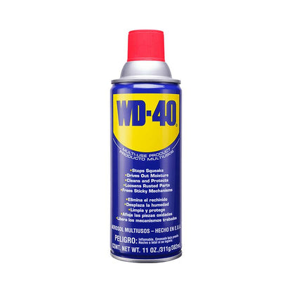 LUBRICANTE/ACEITE MULTIUSOS EN AEROSOL, AFLOJATODO, LIMPIA Y LUBRICA ENVASE DE 11 ONZAS. WD-40
