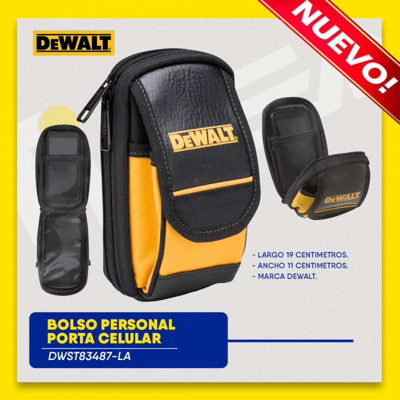 [DWST83487-LA] -Bolso Personal Porta Celular, Largo 19 Centimetros, Ancho 11 Centimetros. Marca Dewalt