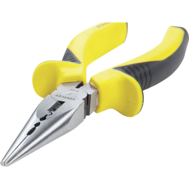 [84-053LA] -Alicate Pro Punta Larga, Superficie Pela Cable, Largo 6 Pulg, Ancho De 2 Pulg, Ancho De Punta 2/5 Pulg. Marca Stanley