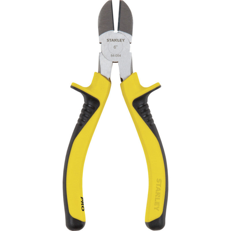 [84-054LA] -Alicate Pro De Corte Diagonal, Largo De 6 Pulgadas, Ancho De 2-2/5 Pulgadas, Ancho De Punta 2/3 Pulg. Marca Stanley