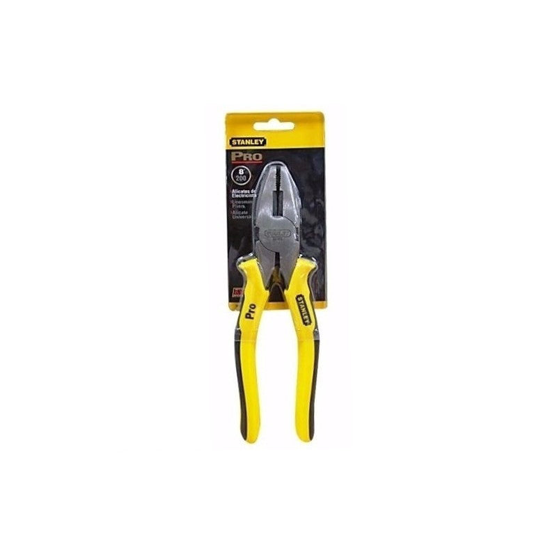 [84-056LA] -Alicate Pro De Electricista, Largo De 8 Pulgadas, Ancho De 2-2/5 Pulgadas, Ancho De Punta De 3/4 Pulg. Marca Stanley