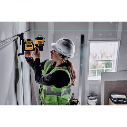 [DCLE34030G] -Nivel Laser De 3 Lineas Cruzadas De 360 Grados 12/20 Voltios Luz Verde, Incluye Cargador Y Bateria De 20 Volt.dewalt