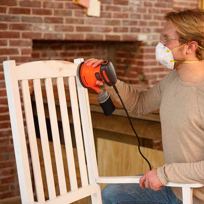 [BDERO100] -Lijadora Roto-Orbital, 5 Pulgadas, 2 Amperios, 12,000 Opm. Marca Black And Decker