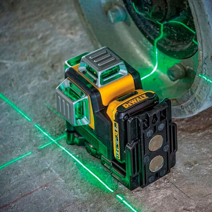 [DW089LG-K] -Nivel Laser De 3 Lineas Cruzadas De 360 Grados 12 Voltios Luz Verde, Incluye Cargador Y Bateria De 12 Volt.marca Dewalt
