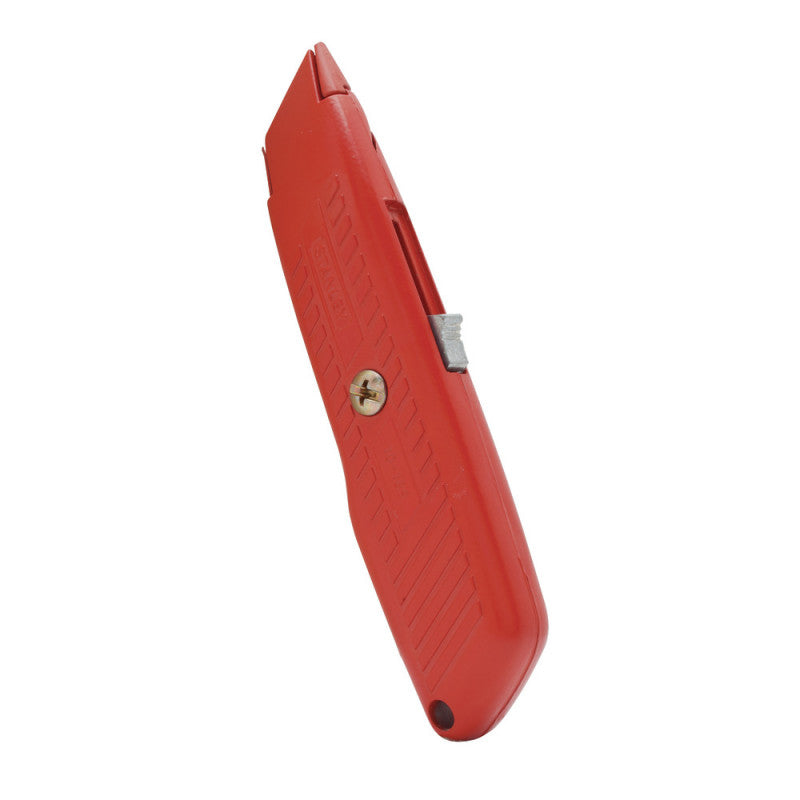 [10-189C] -Cuchilla Auto Retractil De Seguridad, Color Rojo, Con 1 Cuchilla, Usa Cuchilla Codigo 11-987. Marca Stanley