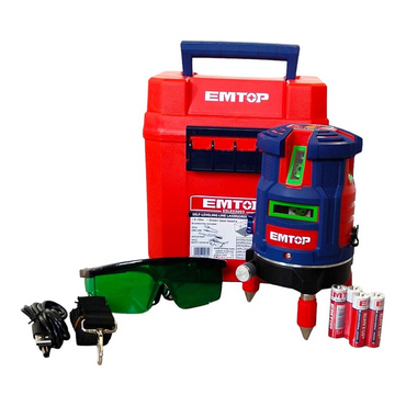 Nivel Láser Verde Autonivelante EMTOP 30 Metros