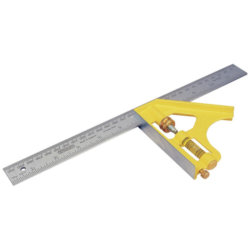 [46-028] -Escuadra De Combinacion, Profesional, Largo 12 Pulg,Adas, 305 Mm. Marca Stanley