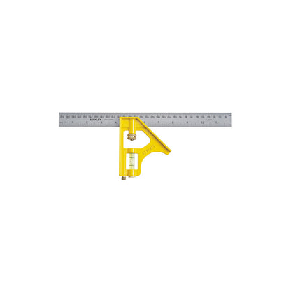 [46-028] -Escuadra De Combinacion, Profesional, Largo 12 Pulg,Adas, 305 Mm. Marca Stanley