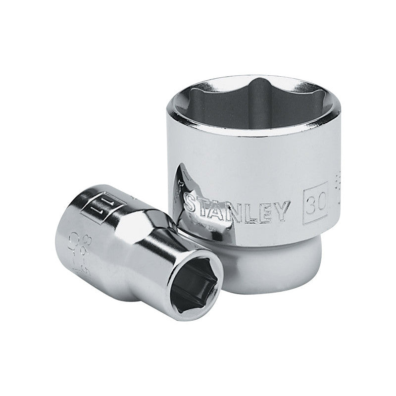 COPA/DADO/CUBO ESTANDAR METRICO, 12 PUNTOS, RAIZ DE 1/2, 30 MILIMETROS. MARCA STANLEY