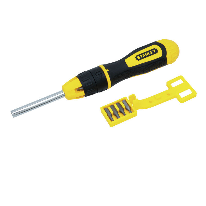 [68-010] -Juego De Destornillador Con Ratchet Con 10 Puntas Intercambiables. Marca Stanley