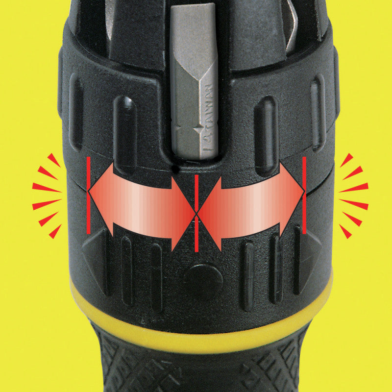 [68-010] -Juego De Destornillador Con Ratchet Con 10 Puntas Intercambiables. Marca Stanley