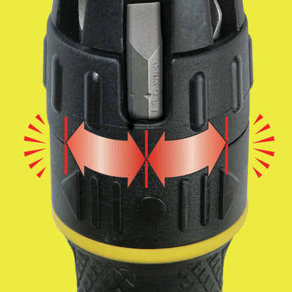 [68-010] -Juego De Destornillador Con Ratchet Con 10 Puntas Intercambiables. Marca Stanley