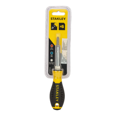 [68-012] -Destornillador De 6 Vias. Marca Stanley
