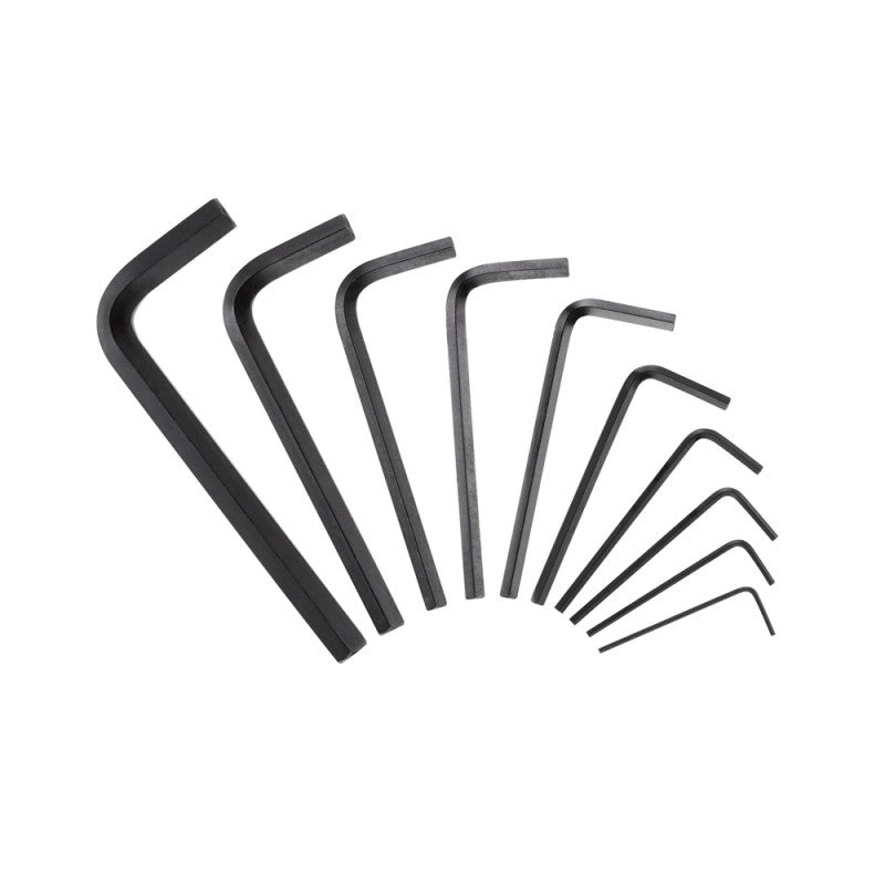 [69-253] -Juego De 10 Llaves Hexagonales/Allen De 1.5, 2.0, 2.5, 3.0, 4.0, 5.0, 5.5, 6.0, 8.0 Y 10.0 Milimetros . Marca Stanley.