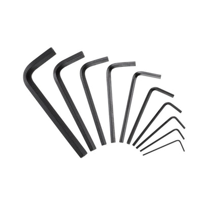 [69-253] -Juego De 10 Llaves Hexagonales/Allen De 1.5, 2.0, 2.5, 3.0, 4.0, 5.0, 5.5, 6.0, 8.0 Y 10.0 Milimetros . Marca Stanley.