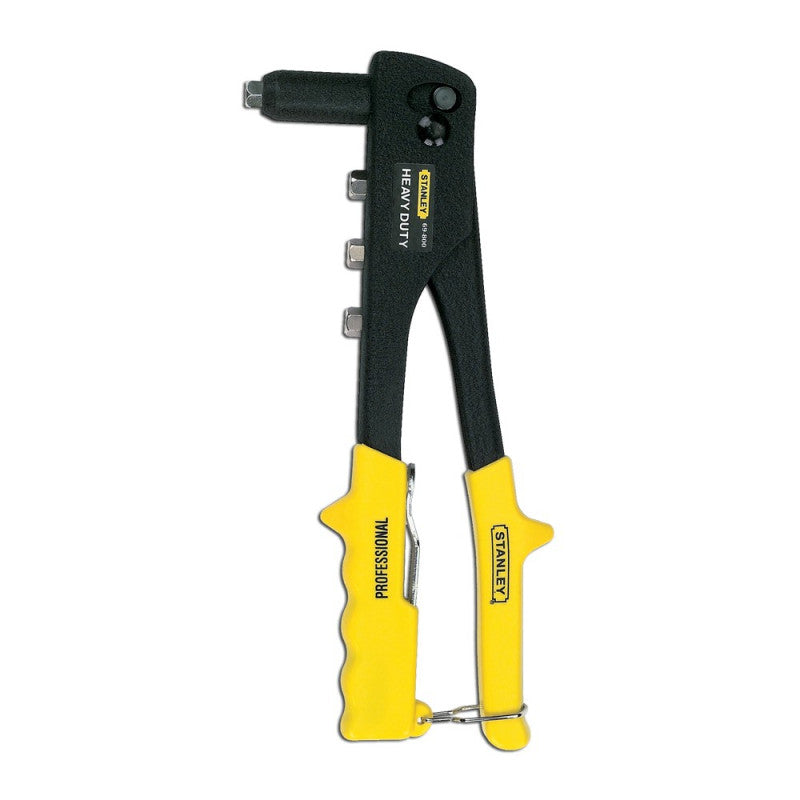 [69-800] -Remachadora Uso Pesado Profesional, 4 Boquillas, Para Remaches De 1/8, 3/32, 5/32 Y 3/16 Pulgadas. Marca Stanley
