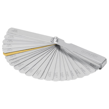 [78-221] -Calibrador De Bujias Y Valvulas, Magnetico, 32 Hojas, 31 Hojas No Magneticas, 1 Hoja Magentica. Marca Stanley