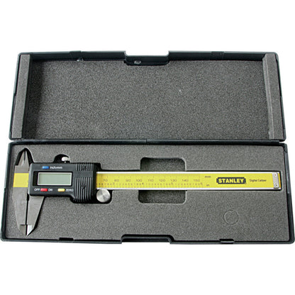 [78-440LA] -Vernier Digital, Largo 6 Pulgadas, Graduacion De 0.01 Milimetros, 0.0005 Pulgadas Con Estuche .Marca Stanley