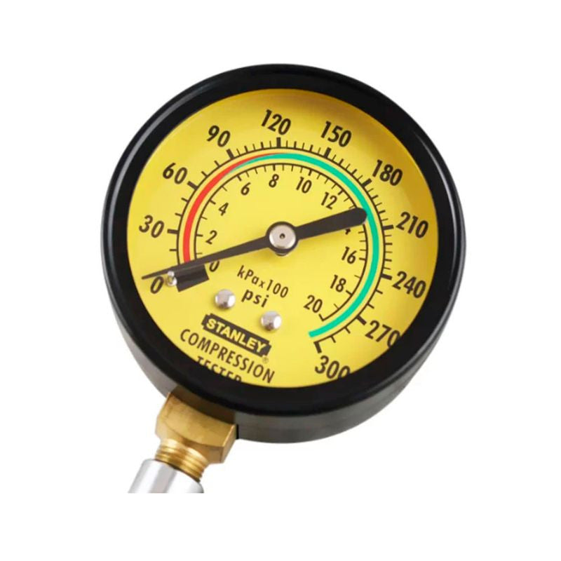 [79-033] -Probador De Compresion, De Manguera Flexible, Presion De 0 A 300 Psi . Marca Stanley
