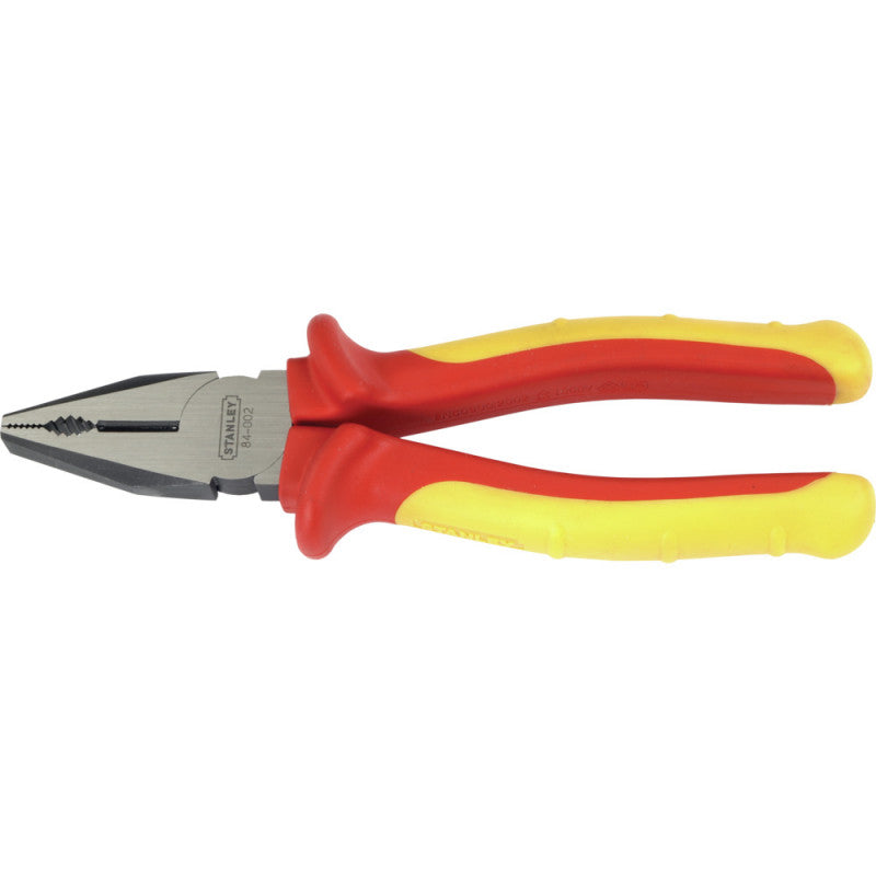 [84-002] -Alicate Maxsteel Vde 1000v, Para Electricista, Largo De 8 Pulgadas, 200 Milimetros. Marca Stanley