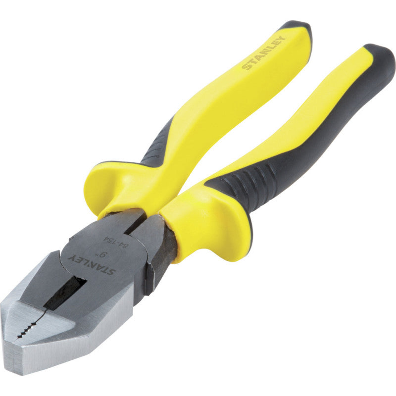 [84-154LA] -Alicate Pro De Electricista, Alto Poder ,Largo 9 Pulg, Ancho De 2-1/4 Pulg, Ancho De Punta De 3/5 Pulg. Marca Stanley